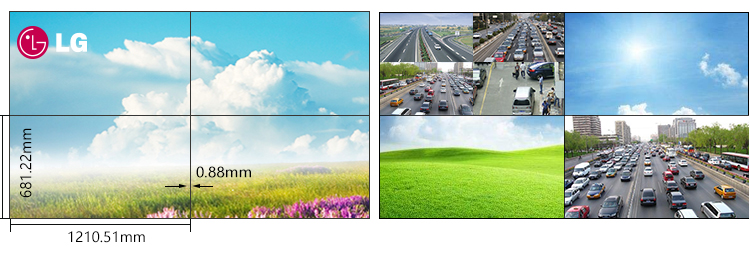 0.88mm拚接屏顯示效果怎麽樣？