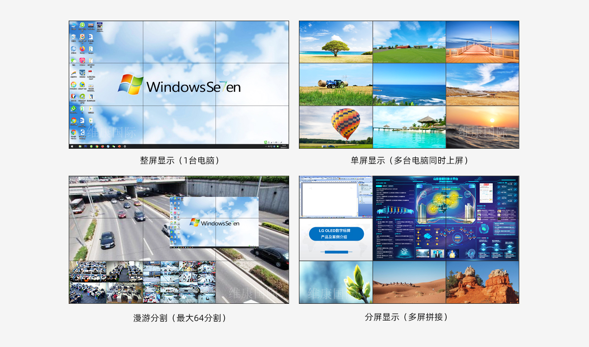 拚接屏3*5安裝案例，不變形3*5拚接效果