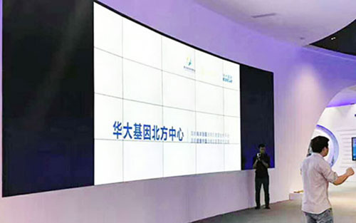 led拚接屏能做弧形嗎？