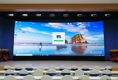 會議室led顯示屏解決方案，會議室led顯示屏效果圖